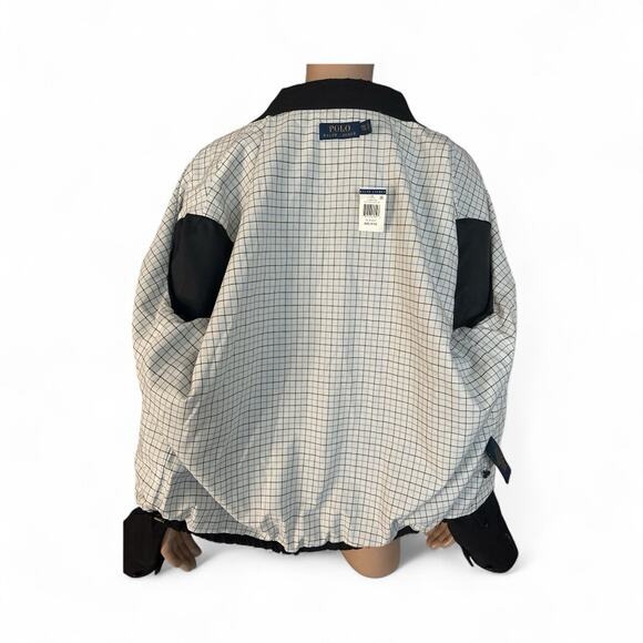 Vintage Polo By Ralph Lauren Men's Black Size XXL Bi Swing Plaid Lined Jacket - Picture 4 of 13